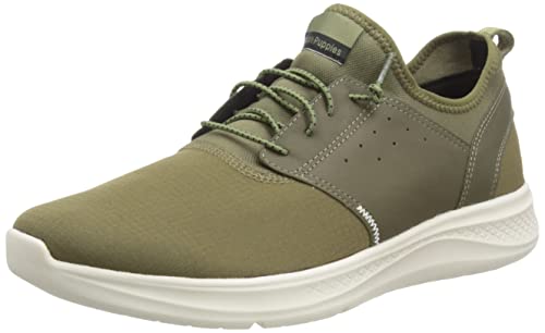 Hush Puppies Herren Elevate Bungee Sneaker, olivgrün, 39.5 EU von Hush Puppies