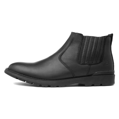 Hush Puppies Herren Gary Chelsea-Stiefel, Black, 46 EU von Hush Puppies