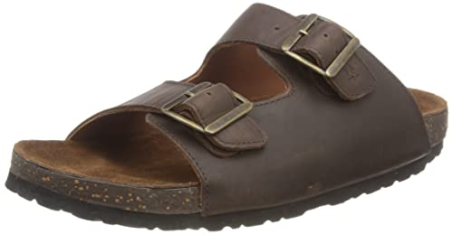 Hush Puppies Herren Nash-Schieberegler Schiebe-Sandalen, braun, 43 EU von Hush Puppies