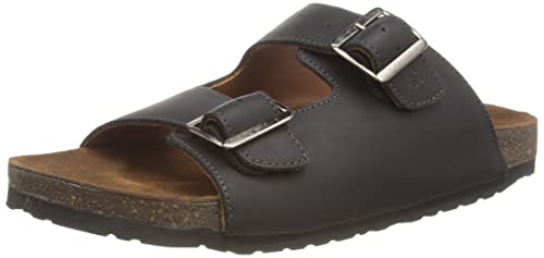 Hush Puppies Herren Nash Slider Schiebe-Sandalen, Schwarz, 43 EU von Hush Puppies