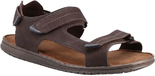 Hush Puppies Herren Neville Viertelgurt Sandale, braun, 42 EU von Hush Puppies