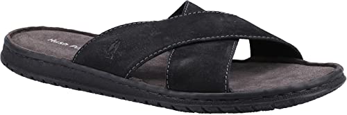 Hush Puppies Herren Nil Cross Over Sandale, Schwarz, 40.5 EU von Hush Puppies