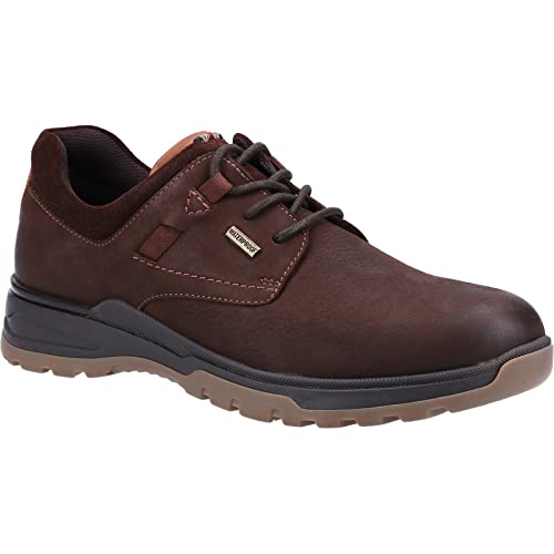 Hush Puppies Herren Pele Schnürschuh Sneaker, braun, 43 EU von Hush Puppies