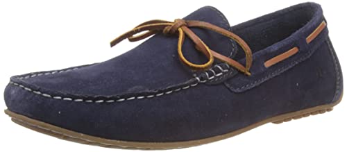 Hush Puppies Herren Reuben Bootsschuh, Navy, 45.5 EU von Hush Puppies