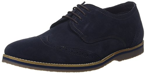 Hush Puppies Herren Sebastian Wingtip Derbys, Blau (Navy) von Hush Puppies