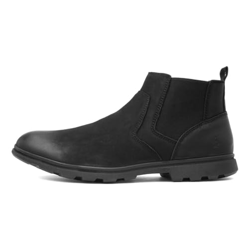 Hush Puppies Herren Tyrone Chelsea-Stiefel, Schwarz, 42 EU von Hush Puppies