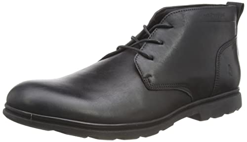 Hush Puppies Herren Tyson Chukka Boot, Schwarz , 46 EU von Hush Puppies