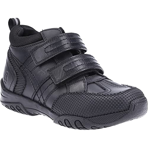 Hush Puppies - Jungen Schul-Uniform-Schuhe Jezza, Leder (35 EU) (Schwarz) von Hush Puppies