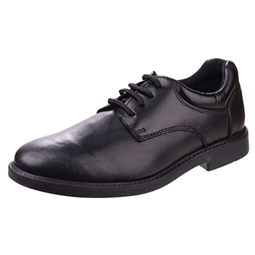 Hush Puppies Kids Tim Senior School Shoe Black Size UK 4 EU 37 von Hush Puppies