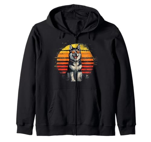 Husky Dad Hundeliebhaber Männer Frauen Vintage Vatertag Kapuzenjacke Husky Dad Hundeliebhaber Männer Frauen Vintage Vatertag Kapuzenjacke von Husky Dad Dog Vintage Sunset Husky Dad