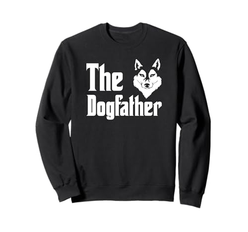 Sibirischer Husky, Dogfather, Männer, Jungen, Hundebesitzer Sweatshirt von Husky Dog Apparel