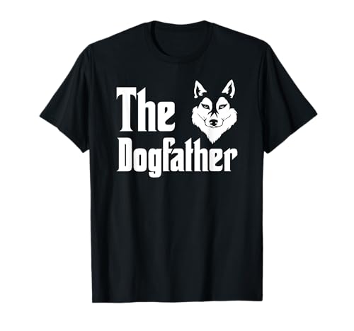 Sibirischer Husky, Dogfather, Männer, Jungen, Hundebesitzer T-Shirt Sibirischer Husky, Dogfather, Männer, Jungen, Hundebesitzer T-Shirt von Husky Dog Apparel
