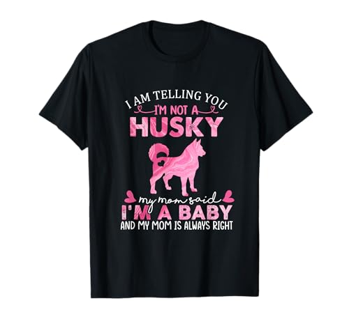 Husky Mom Baby Hund Lustiger süßer Hundebesitzer Haustierliebhaber Weihnachten T-Shirt von Husky Dog Pet Lover Womens Mom Mothers Day Gifts