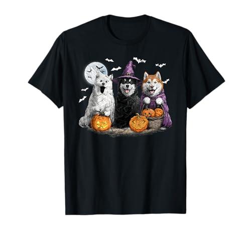 Husky Happy Halloween Hundeliebhaber für Herren und Damen T-Shirt Husky Happy Halloween Hundeliebhaber für Herren und Damen T-Shirt von Husky Dog Pumpkin Happy Halloween