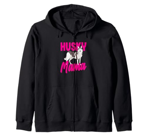 Husky Mama Lustiges Husky Kapuzenjacke von Husky Humor Team – Lustige Hunde Designs