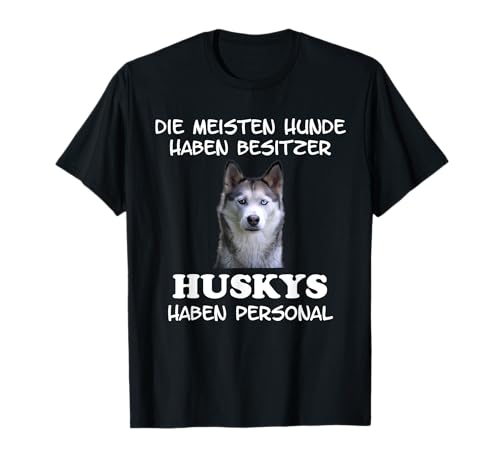 Husky Hunderasse Personal Hund T-Shirt Damen Herren T-Shirt von Husky Hund T-Shirt & Geschenke