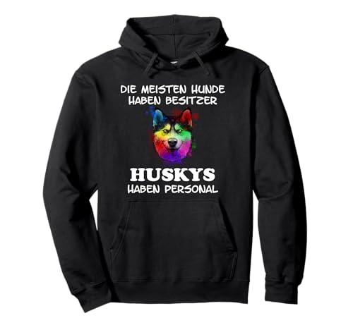Sibirischer Husky Hunderasse Hund Damen Herren Personal Pullover Hoodie von Husky Hund & Geschenke