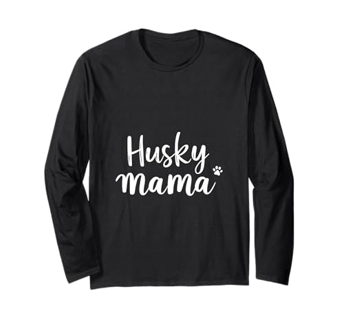 Husky-Mama Langarmshirt Husky-Mama Langarmshirt von Husky Mama Geschenk Design
