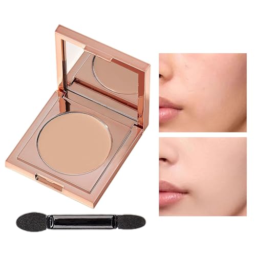Farbiger Augen-Korrektor | Farbiger Augen-Korrektor Für Frauen | Dunkle Augenringe Verdecken Und Aufhellen | Wasserfeste Make-up-Creme, Kontur-Foundation, Concealer - Hautaufheller, Inklusive Pinsel von Husoiuy