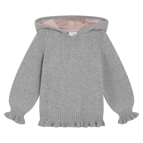 HUST & CLAIRE Mädchen Baby Langarm Pullover 19957 in grau, Kleidergröße:116, Farbe:Grau von Hust & Claire