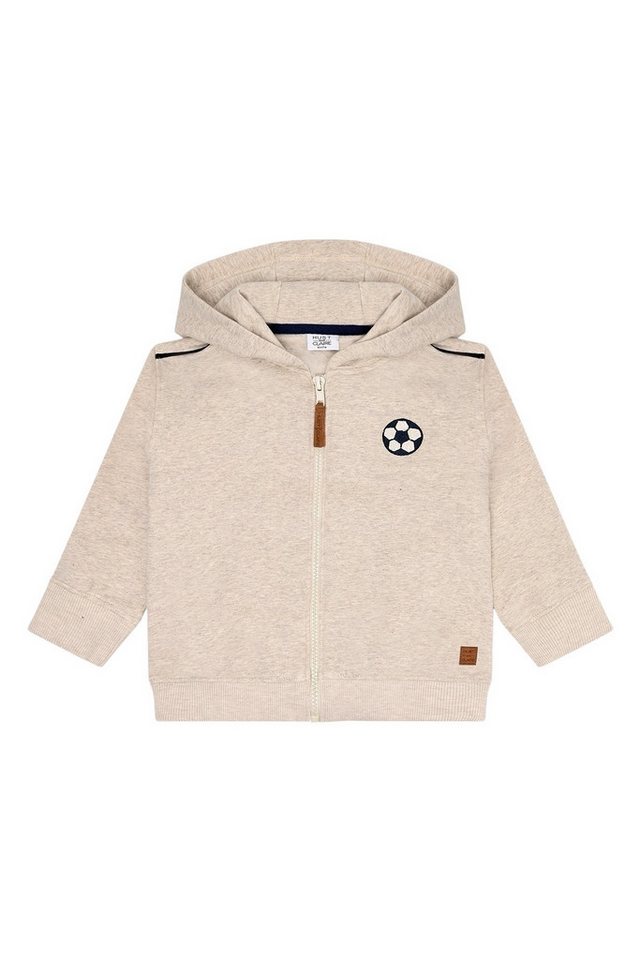 Hust & Claire Kapuzensweatjacke Sejer (1-tlg) Hust & Claire Jungen Sweatjacke „Sejer“ mit Kapuze & Sport-Motiv von Hust & Claire
