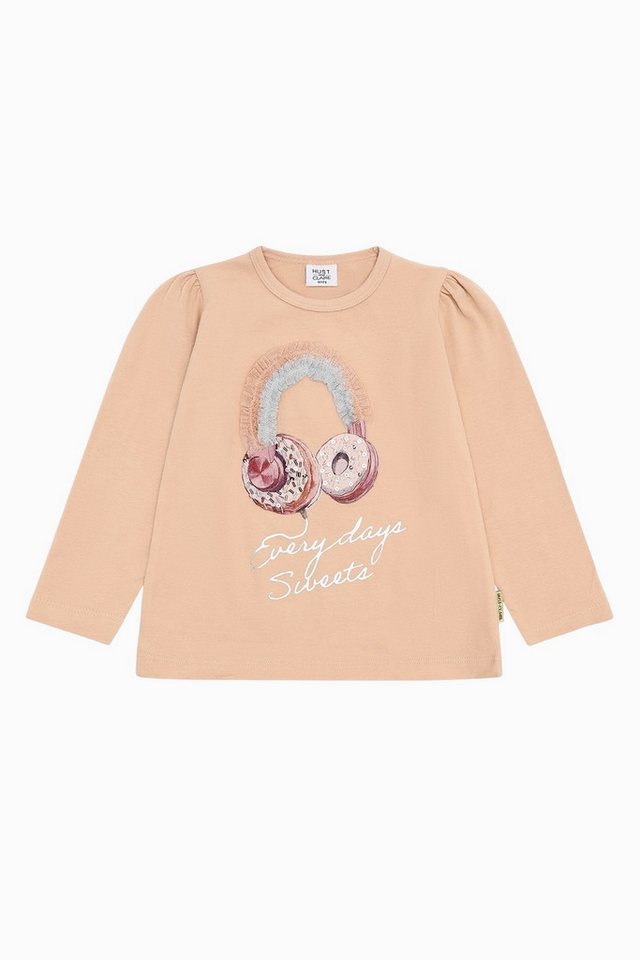 Hust & Claire Langarmshirt Alma (1-tlg) Hust & Claire Mädchen Langarmshirt Alma mit Donut-Kopfhörer-Print von Hust & Claire