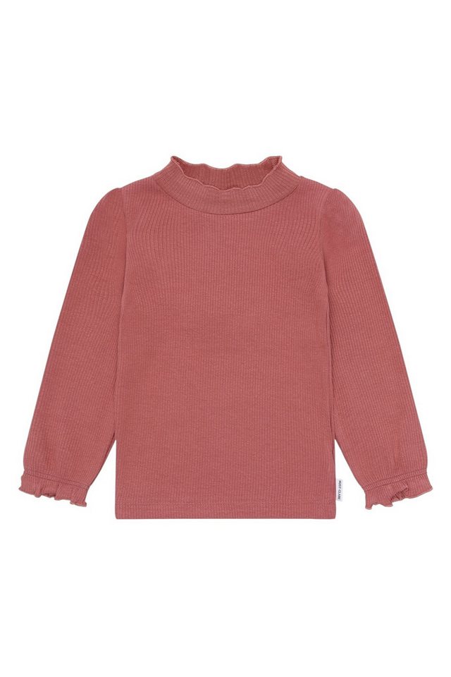 Hust & Claire Langarmshirt Amma (1-tlg) Hust & Claire Mädchen Longsleeve Amma – Farbe Dry Rose, Rippstruktur von Hust & Claire