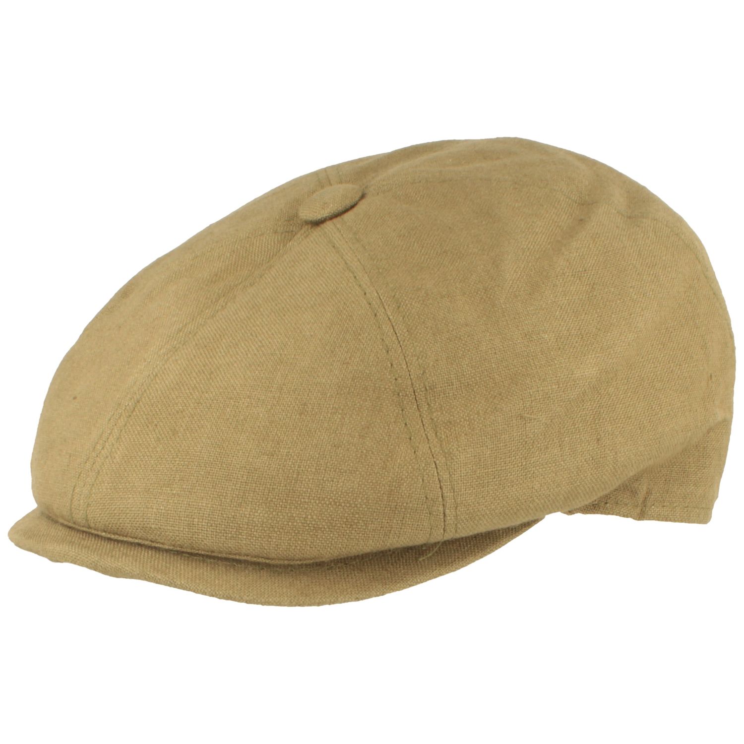 6-teilige Flatcap 100% Organic Leinen von Hut-Breiter von Hut-Breiter