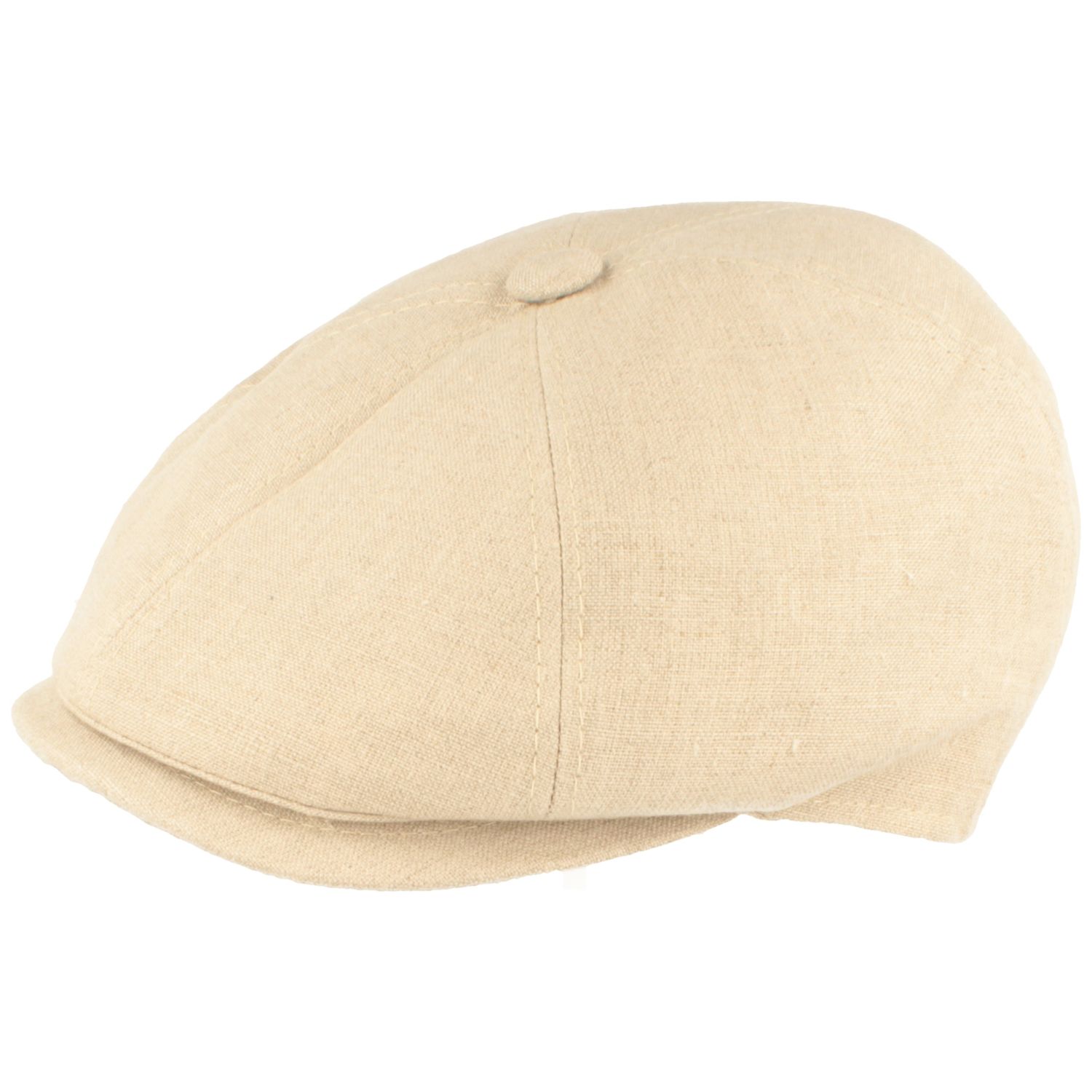 6-teilige Flatcap 100% Organic Leinen von Hut-Breiter von Hut-Breiter