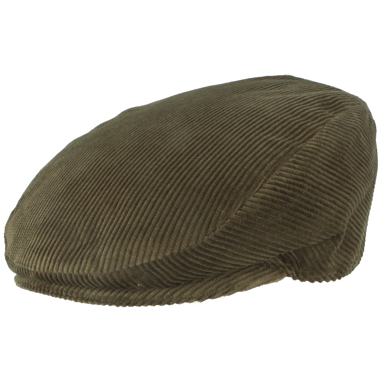 Flatcap aus Baumwolle mit Cord-Streifen von Hut-Breiter von Hut-Breiter