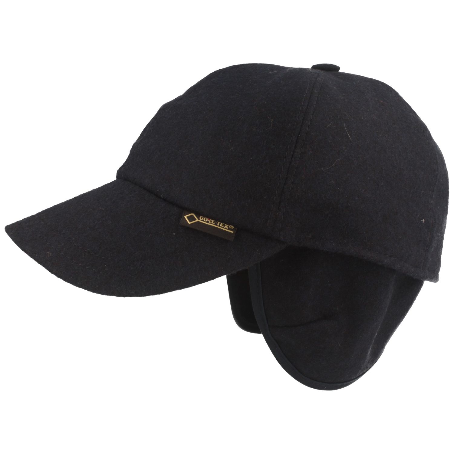 GoreTex 6-teilige Baseballcap mit Ohrenschutz  von Hut-Breiter von Hut-Breiter