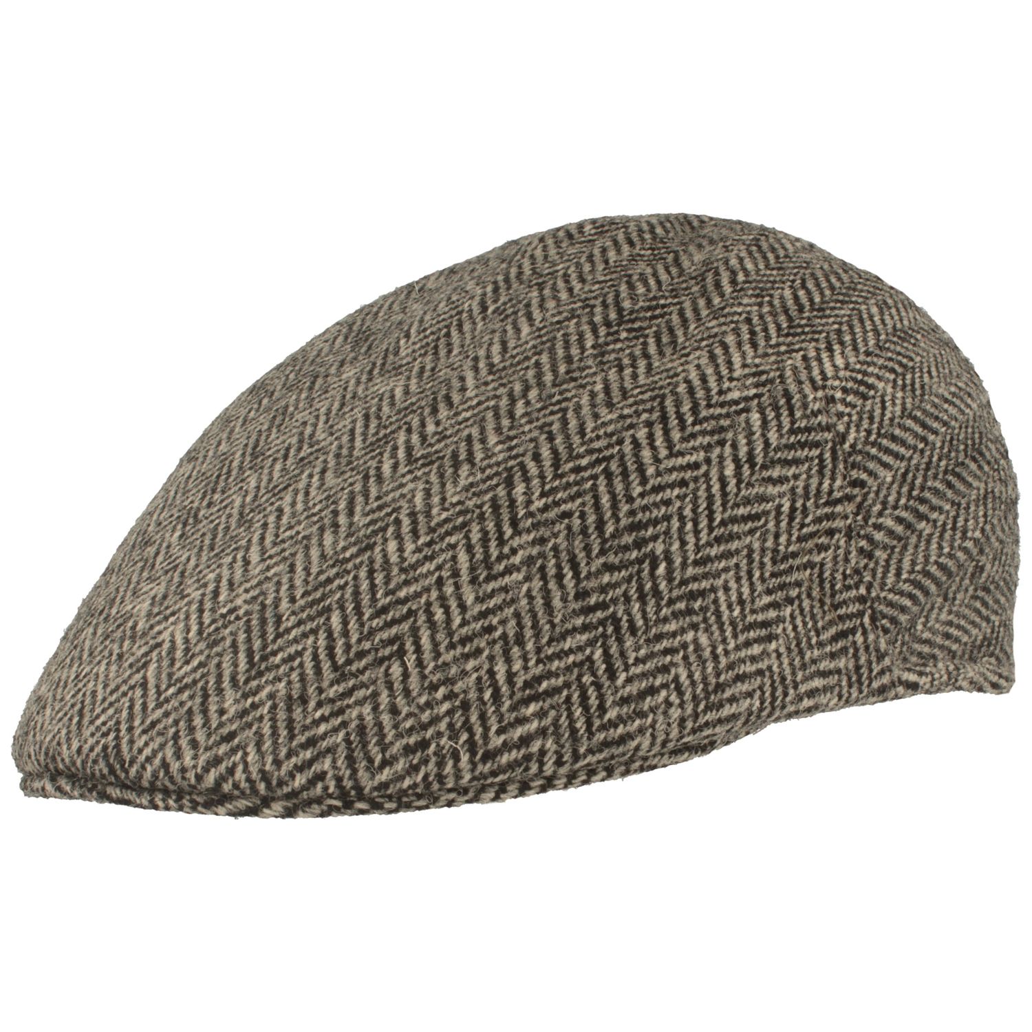 Harris-Tweed knautschbare Flatcap Schirmmütze von Hut-Breiter von Hut-Breiter