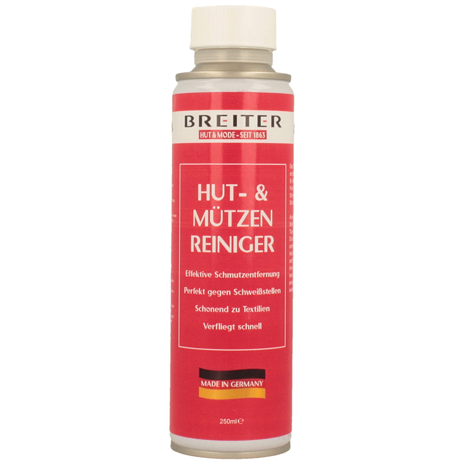 Hut-Breiter effektiver Hut- & Mützenreiniger Hutpflege 250 ml (1 l = 31,80 EUR) von Hut-Breiter