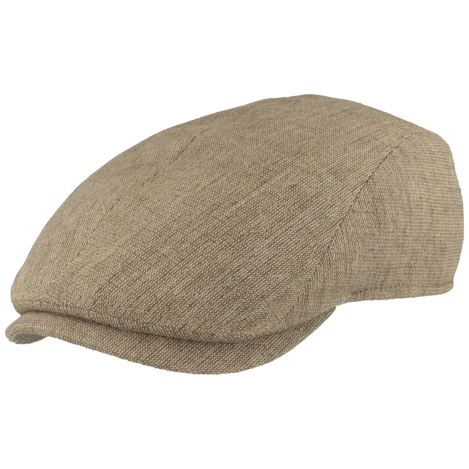 Melierte Sommer Flatcap Leinen & Baumwolle von Hut-Breiter von Hut-Breiter