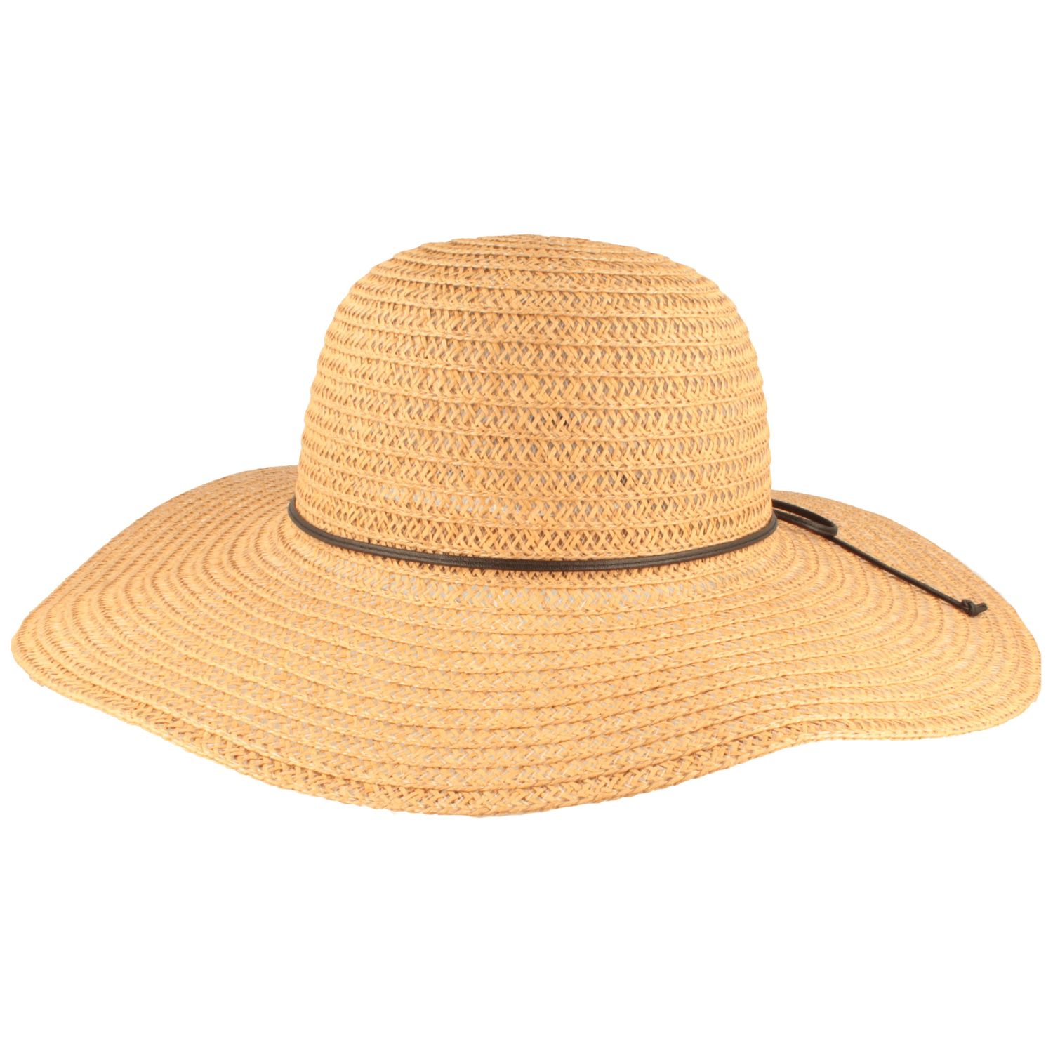 Rollbarer Sommer-Schlapphut mit Kunstlederband von Hut Breiter von Hut-Breiter