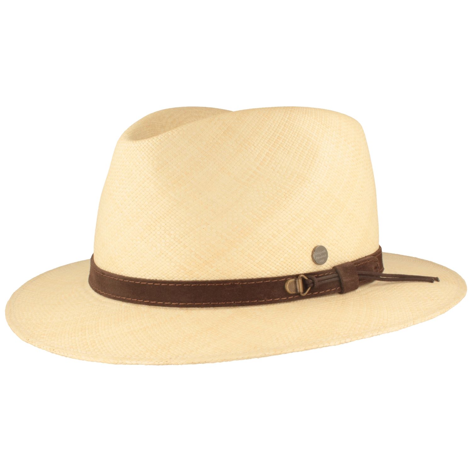 Schmaler Panama Hut Lederband & UV-Schutz 50 von Hut-Breiter von Hut-Breiter