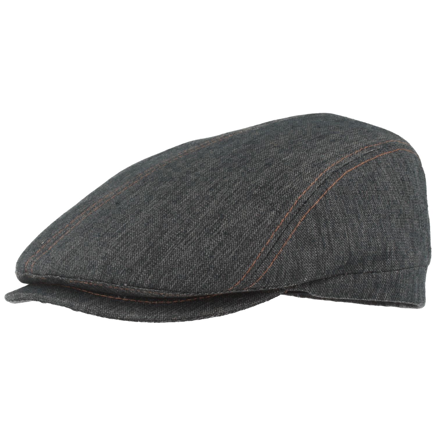 UV-80-Flatcap in Jeansoptik aus Hanf Mix von Hut-Breiter von Hut-Breiter