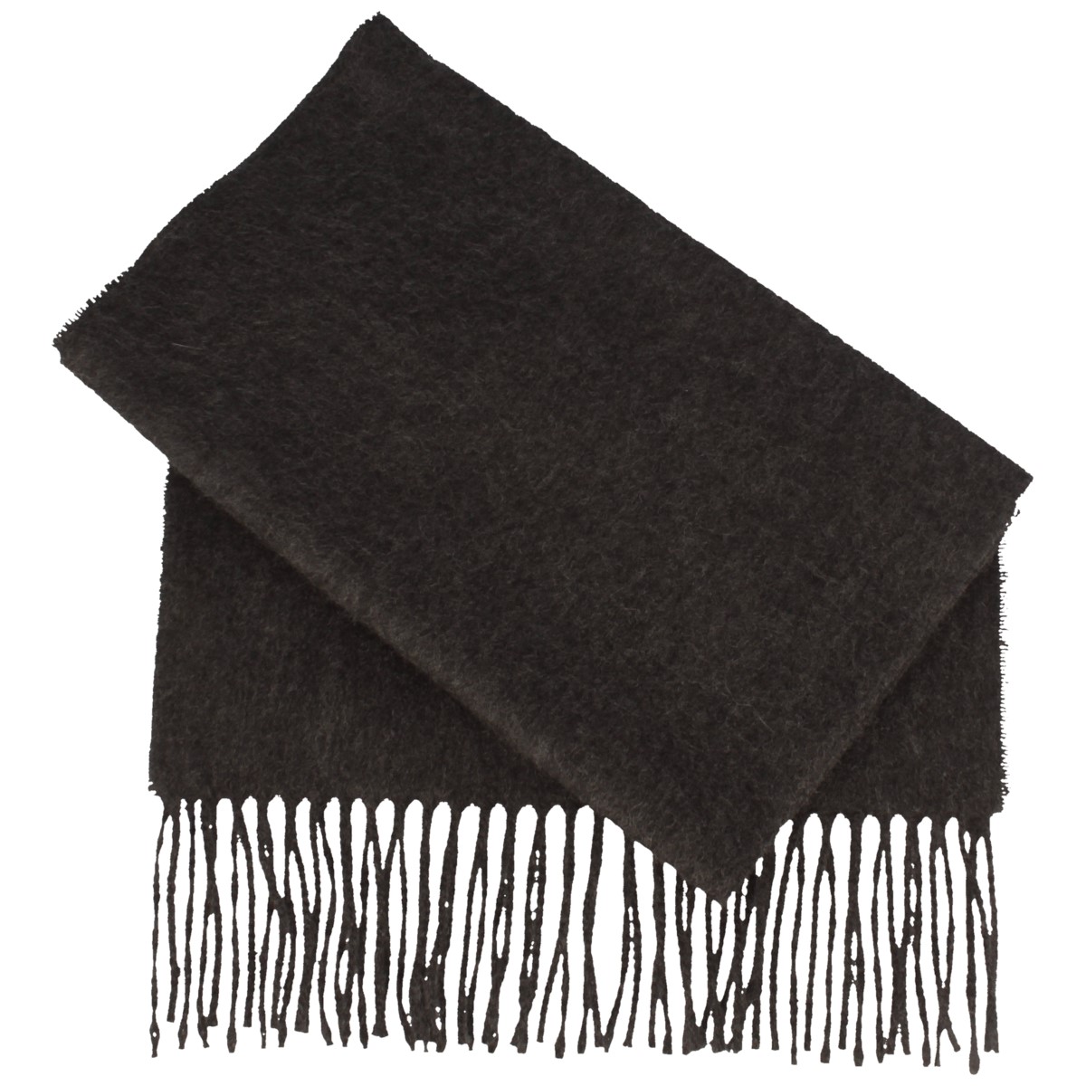 Weich/Cashmere100%/Fransenschal Uni-Farbe von Hut Breiter von Hut-Breiter