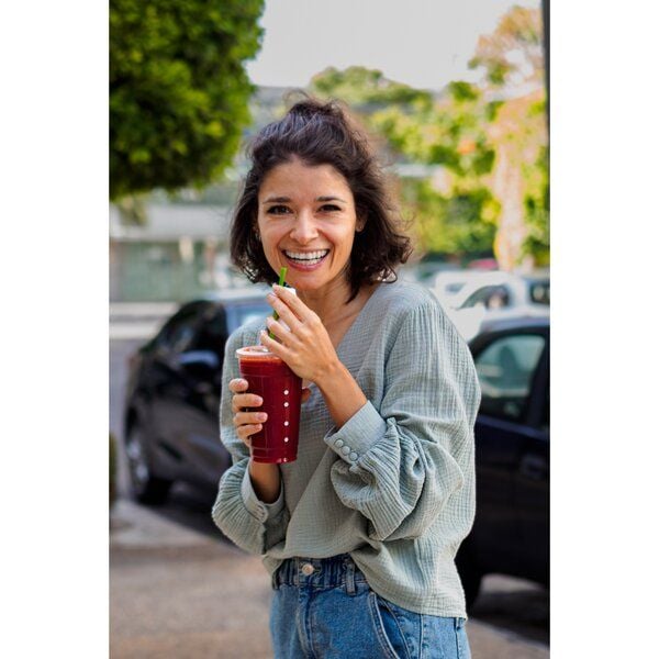 Hutch&Putch Musselin Bluse (kurz) - mit Ballonärmeln - Knöpfen am Handgelenk - aus 100% Bio-Baumwolle von Hutch&Putch