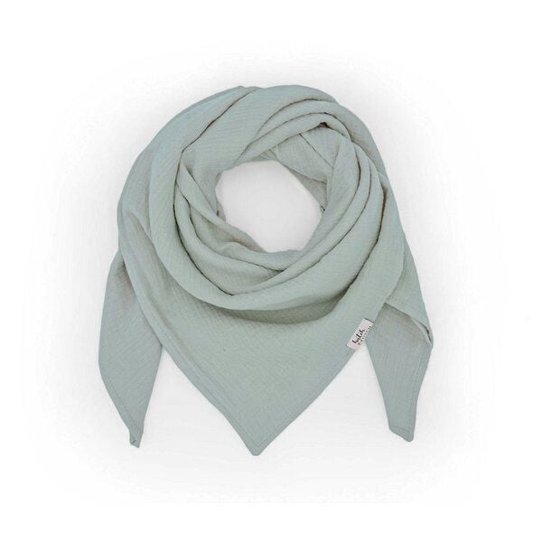 Hutch&Putch Musselin Halstuch - Schal - Tuch für Erwachsene (Damen und Herren) einfarbig aus 100% Bio-Baumwolle von Hutch&Putch