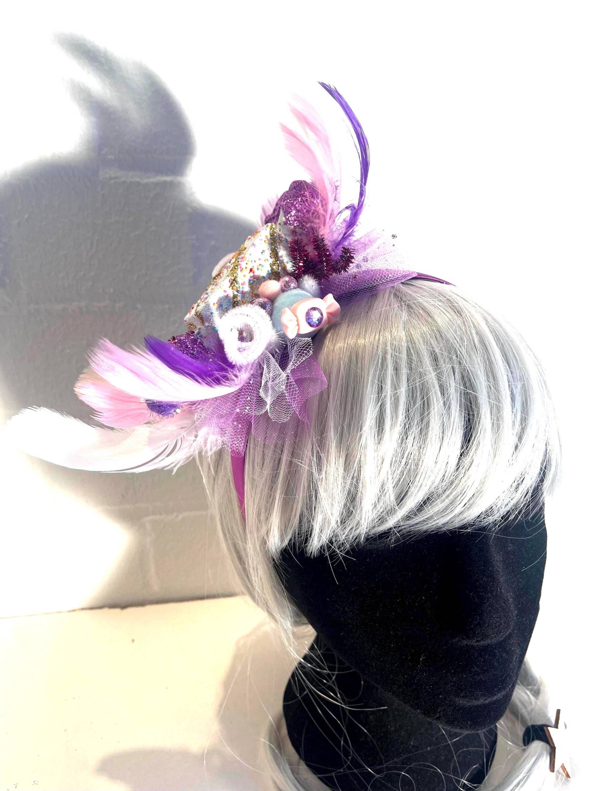 Haarreif Candys „Bonbon - Lila" Haarreif Candys „Bonbon - Lila" von Hutkaeppchen