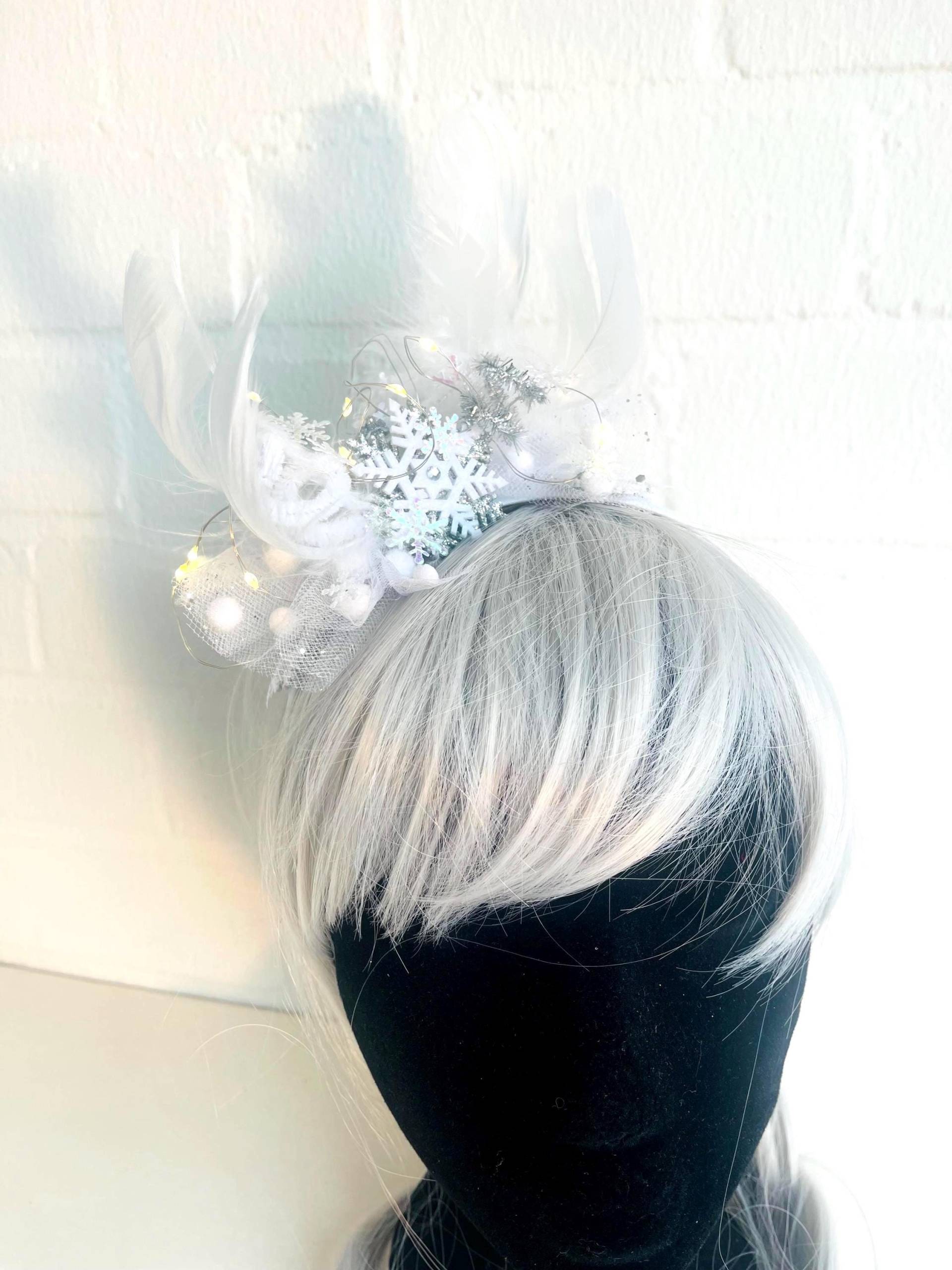 Haarreif Scheeflocke Snowflake Mit Licht Haarreif Scheeflocke Snowflake Mit Licht von Hutkaeppchen