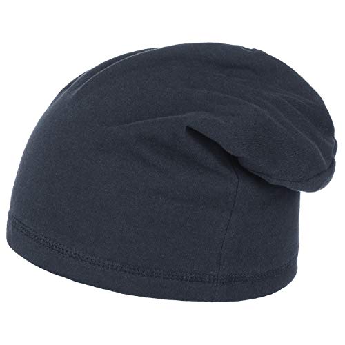 Lipodo Slouch Beanie XXL Jerseymütze Oversize Beanie Pull-On Baumwollmütze Indoormütze Damen Herren Winter Sommer blau One Size von Lipodo