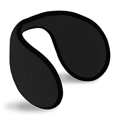 fiebig Ohrenschützer (Ohrenwärmer) für Damen und Herren | Earband in One Size Einheitsgröße 54-63 cm | innovativer Ohrenschutz hält die Ohren warm im Winter | Ohrwärmer (Schwarz) von fiebig