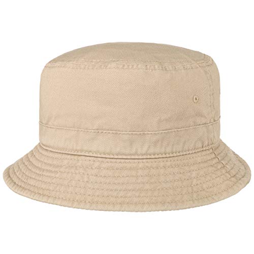 Hutshopping Forever Anglerhut Fischerhut Schlapphut Strandhut Sommerhut Stoffhut (S/M (54-57 cm) - beige) von Hutshopping