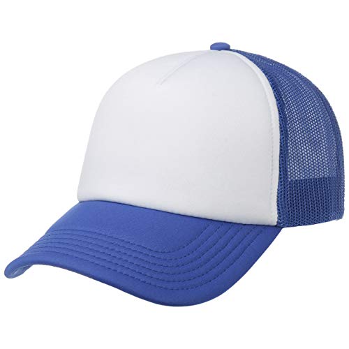 Hutshopping 70er Rapper Cap Truckercap Meshcap Kappe Mütze Basecap (One Size - Royalblau) von sombreroshop