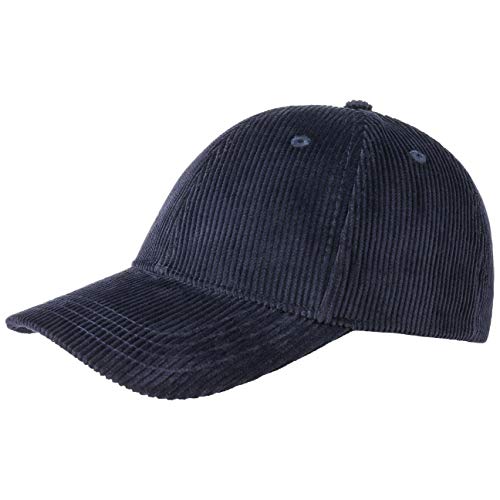 Hutshopping Basic Cord Baseballcap Basecap Cap Baumwollcap Kappe Cordcap (One Size - blau) von Hatshopping