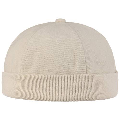 Lipodo Cotton Dockercap Herren - Mütze aus 100% Baumwolle - Docker in Einheitsgröße (54-61 cm) - Cap mit Klettverschluss - Hafenmütze ganzjährig tragbar beige One Size von Lipodo