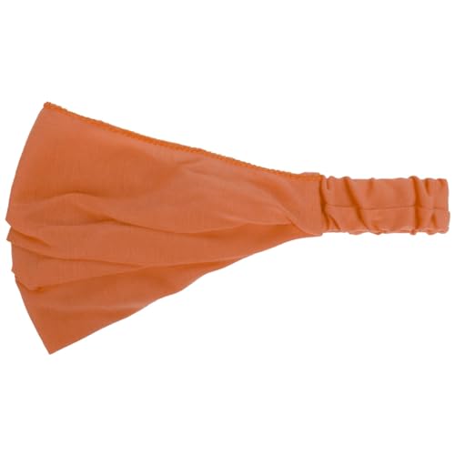 Hutshopping Haarband für Frauen | sportliches Bandana in verschiedenen Farben | Kopftuch in Einheitsgröße (52-60 cm) | Stirnband Frühjahr Sommer, Orange, Einheitsgröße von Hutshopping