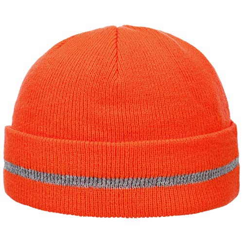 Hutshopping Workout Reflektor Strickmütze Umschlagmütze Wintermütze Damenmütze (One Size - orange) von Hutshopping